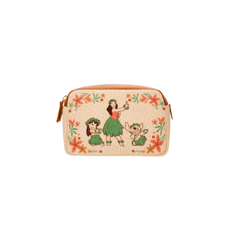 Trousse de toilette hula floral Lilo & Stitch LOUNGEFLY Import - Livraison 02/026