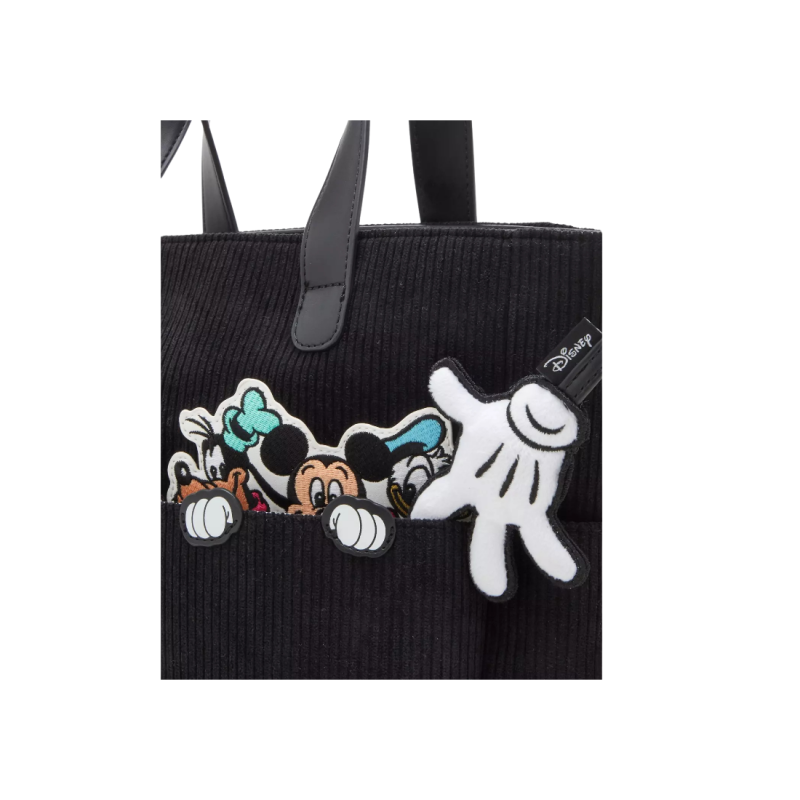 Totebag peeking pocket Mickey and friends LOUNGEFLY Import