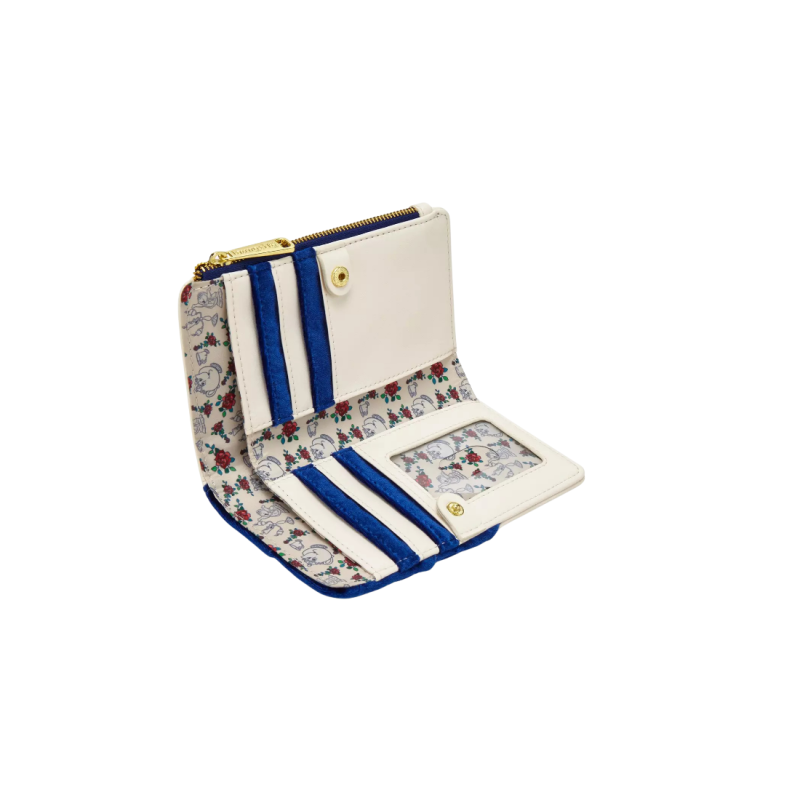Portefeuille ballroom velvet scène La belle & la bête LOUNGEFLY Import