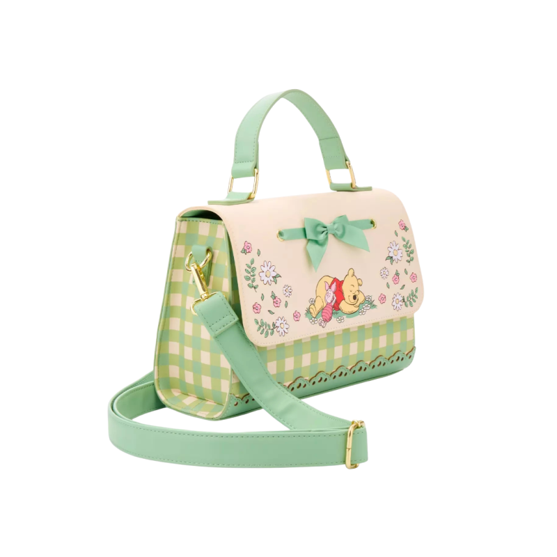 Sac à main floral gingham Winnie l'ourson LOUNGEFLY Import - Livraison 02/2026