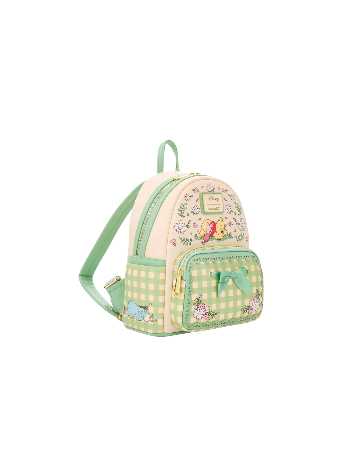 Sac à dos floral gingham Winnie l'ourson LOUNGEFLY Import - Livraison 02/2026