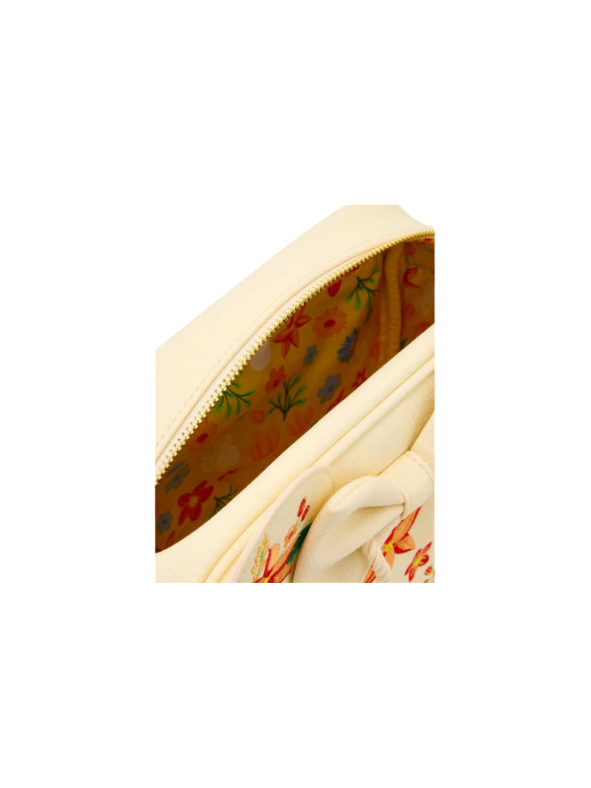 Sac à bandoulière Orange floral ears Minnie Mouse LOUNGEFLY Import