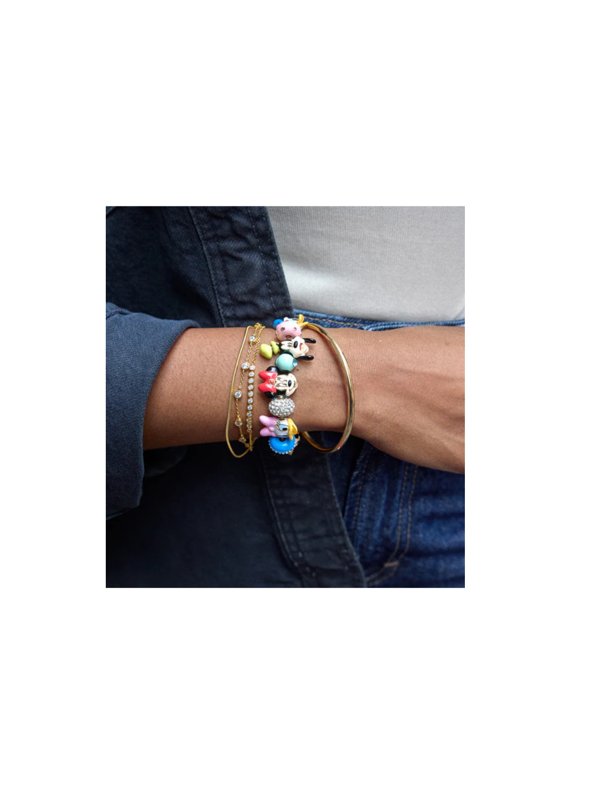 Bracelet charms Mickey and friends Baublebar Import