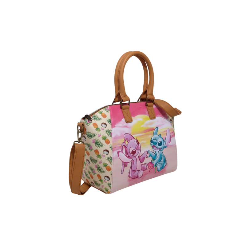Sac à bandoulière sunset Stitch & Angel LOUNGEFLY Import