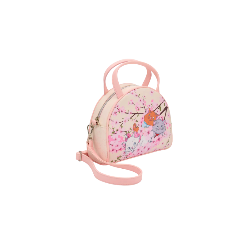Sac à bandoulière cherry blossom Les Aristochats LOUNGEFLY Import