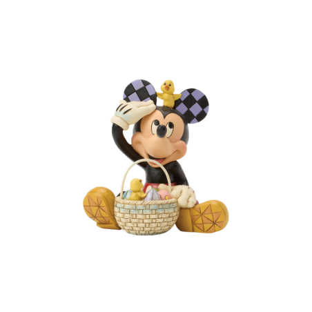 Figurine panier de pâques Mickey - Disney Traditions 6017846