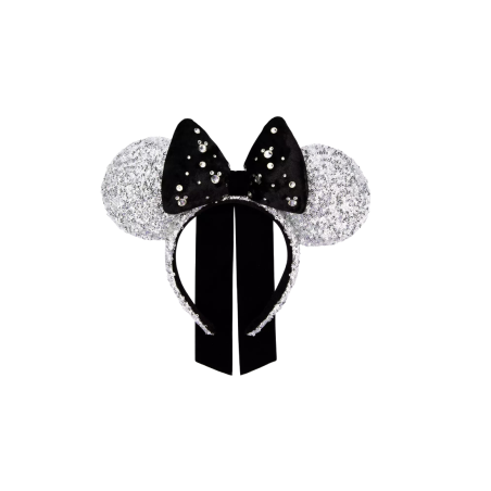 Ears sequined silver Minnie Mouse Disney Import