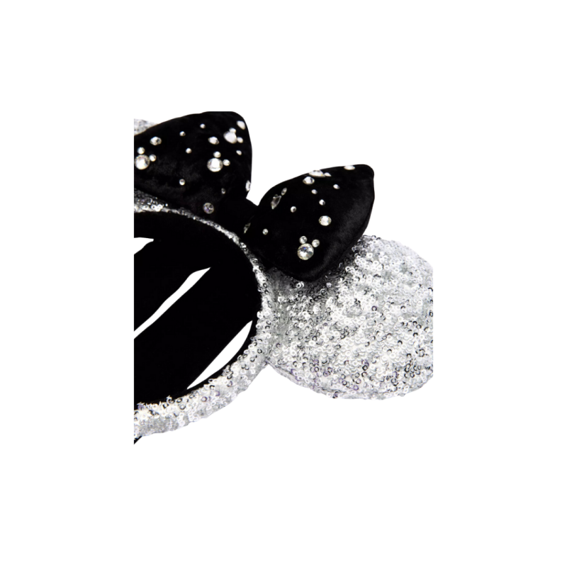 Ears sequined silver Minnie Mouse Disney Import