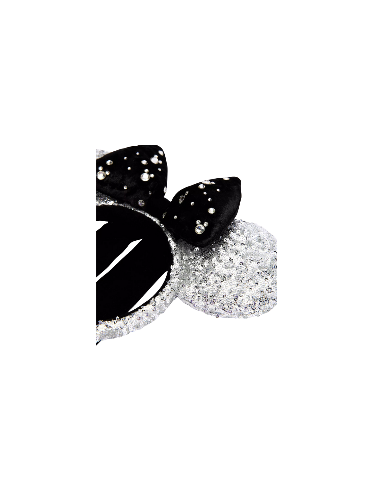 Ears sequined silver Minnie Mouse Disney Import
