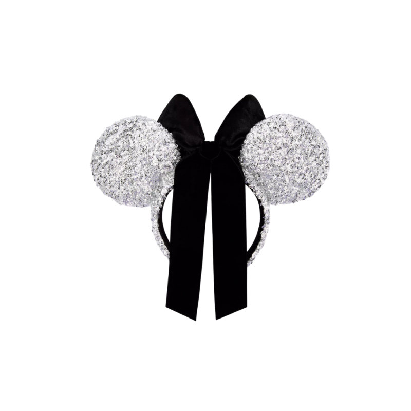 Ears sequined silver Minnie Mouse Disney Import
