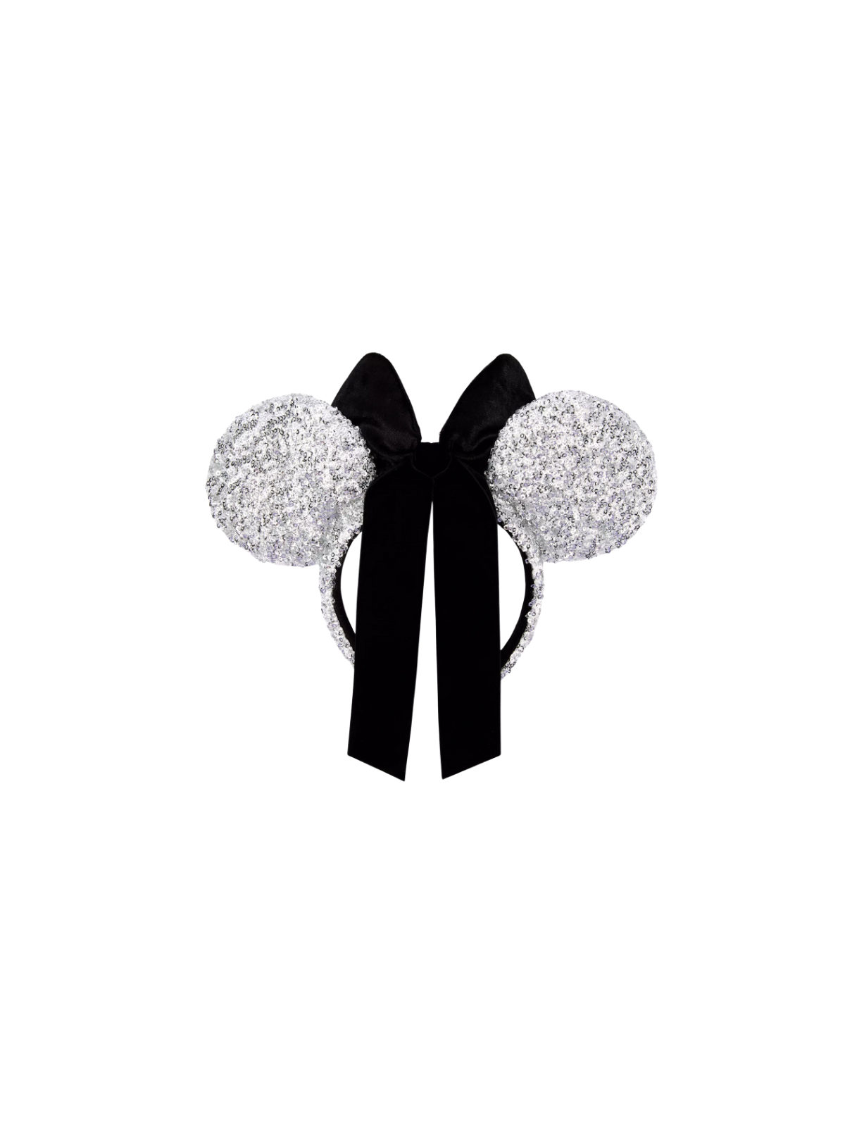 Ears sequined silver Minnie Mouse Disney Import