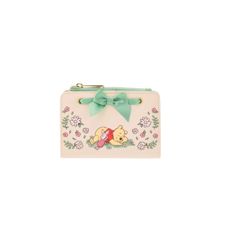 Portefeuille floral gingham Winnie l'ourson LOUNGEFLY Import - Livraison 02/2026