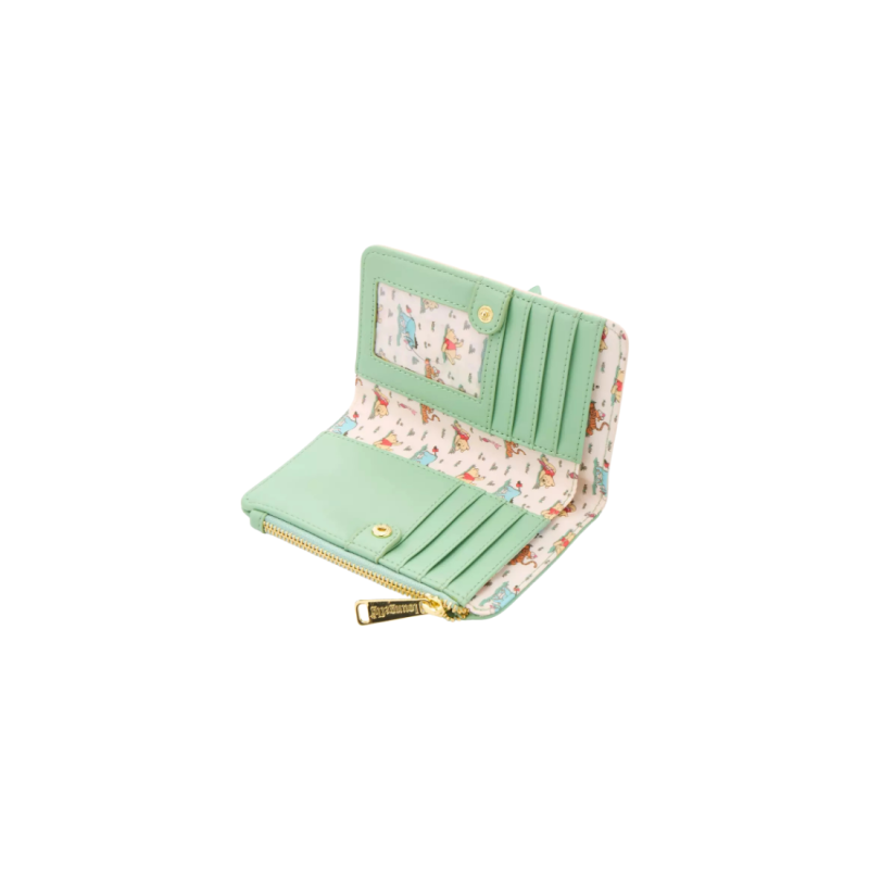 Portefeuille floral gingham Winnie l'ourson LOUNGEFLY Import - Livraison 02/2026