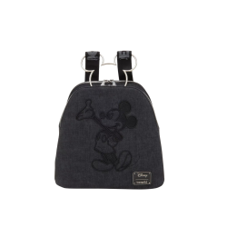 Sac à dos figural denim Mickey Mouse LOUNGEFLY Import - Livraison 02/2026