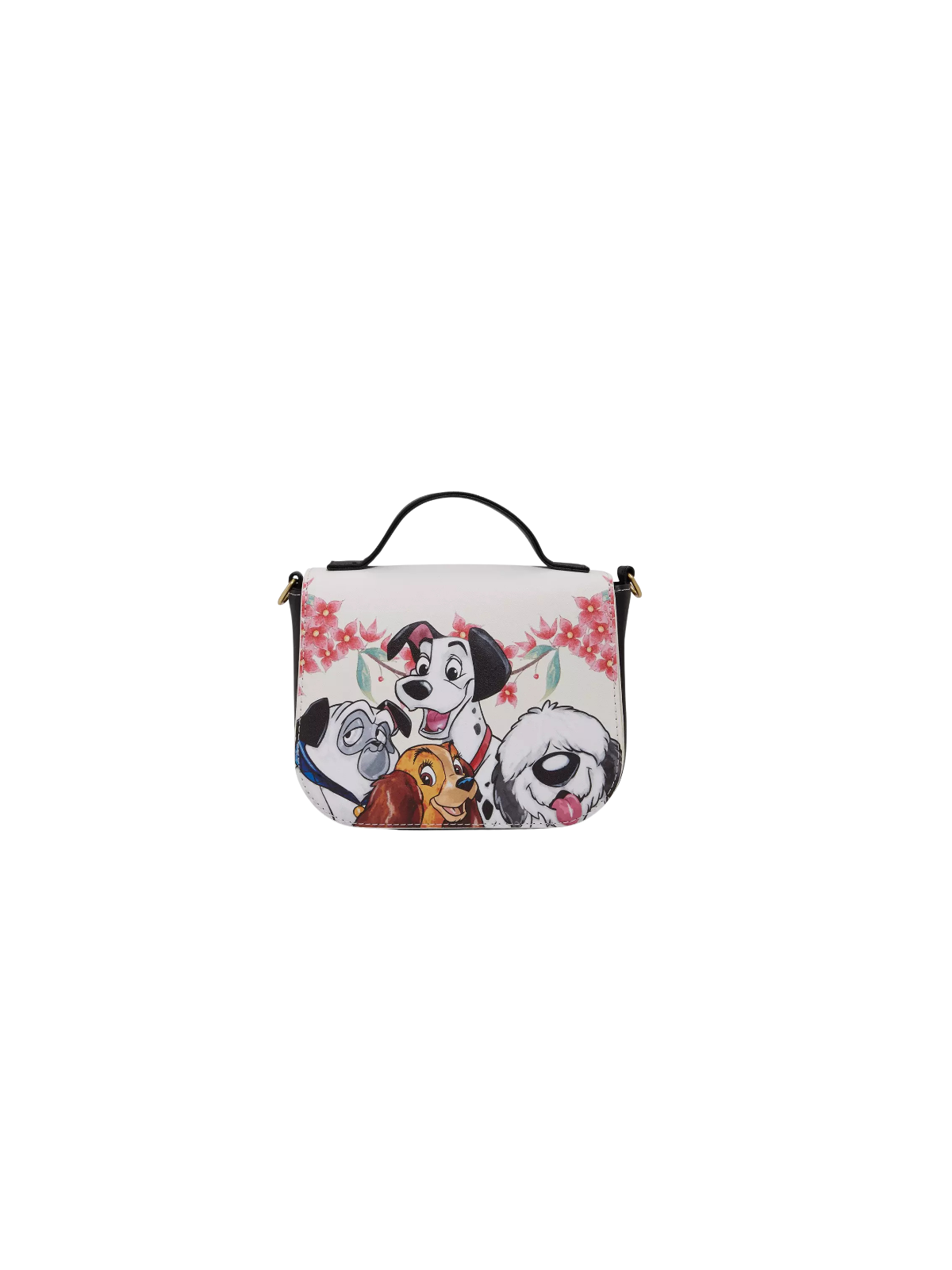 Sac à bandoulière Disney dogs floral LOUNGEFLY Import - Livraison 01/2026