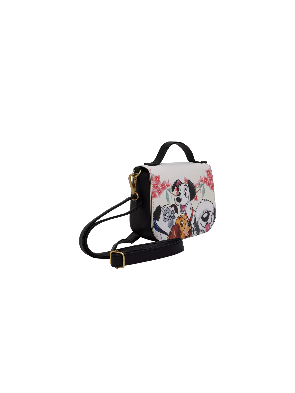 Sac à bandoulière Disney dogs floral LOUNGEFLY Import - Livraison 01/2026
