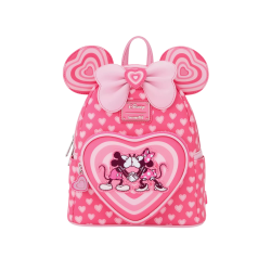 Sac à dos heart ears Mickey and Minnie Mouse LOUNGEFLY Import