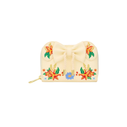 Portefeuille orange floral ears Minnie Mouse LOUNGEFLY Import
