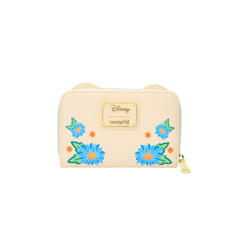 Portefeuille orange floral ears Minnie Mouse LOUNGEFLY Import