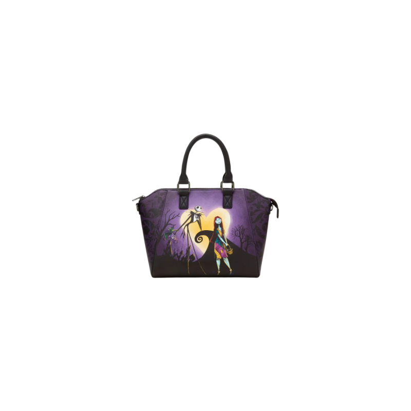 Sac à bandoulière Jack & Sally heart moon l'étrange noël de Mr Jack LOUNGEFLY Import - Livraison 02/2026