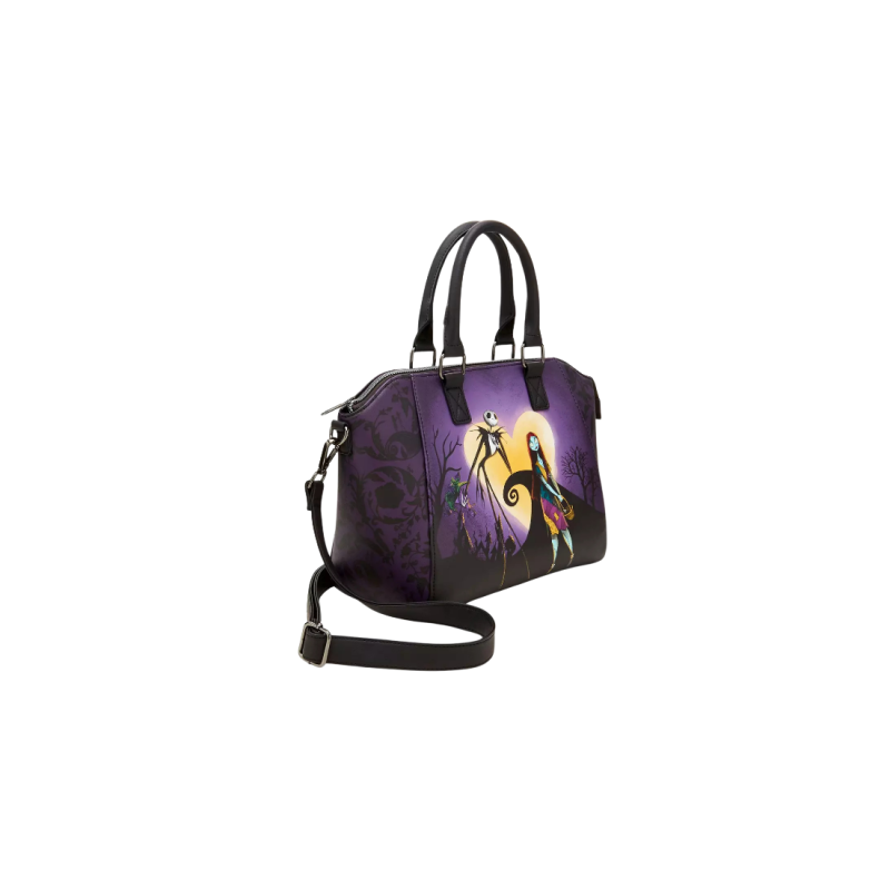 Sac à bandoulière Jack & Sally heart moon l'étrange noël de Mr Jack LOUNGEFLY Import - Livraison 02/2026