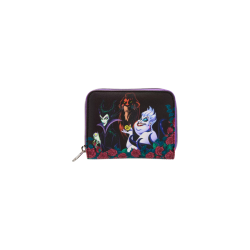 Portefeuille villains trio roses disney LOUNGEFLY Import - Livraison 03/2026