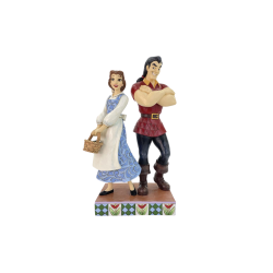 Figurine Gaston contre Belle le bien contre le mal La belle & la bête  Disney Traditions 6016342