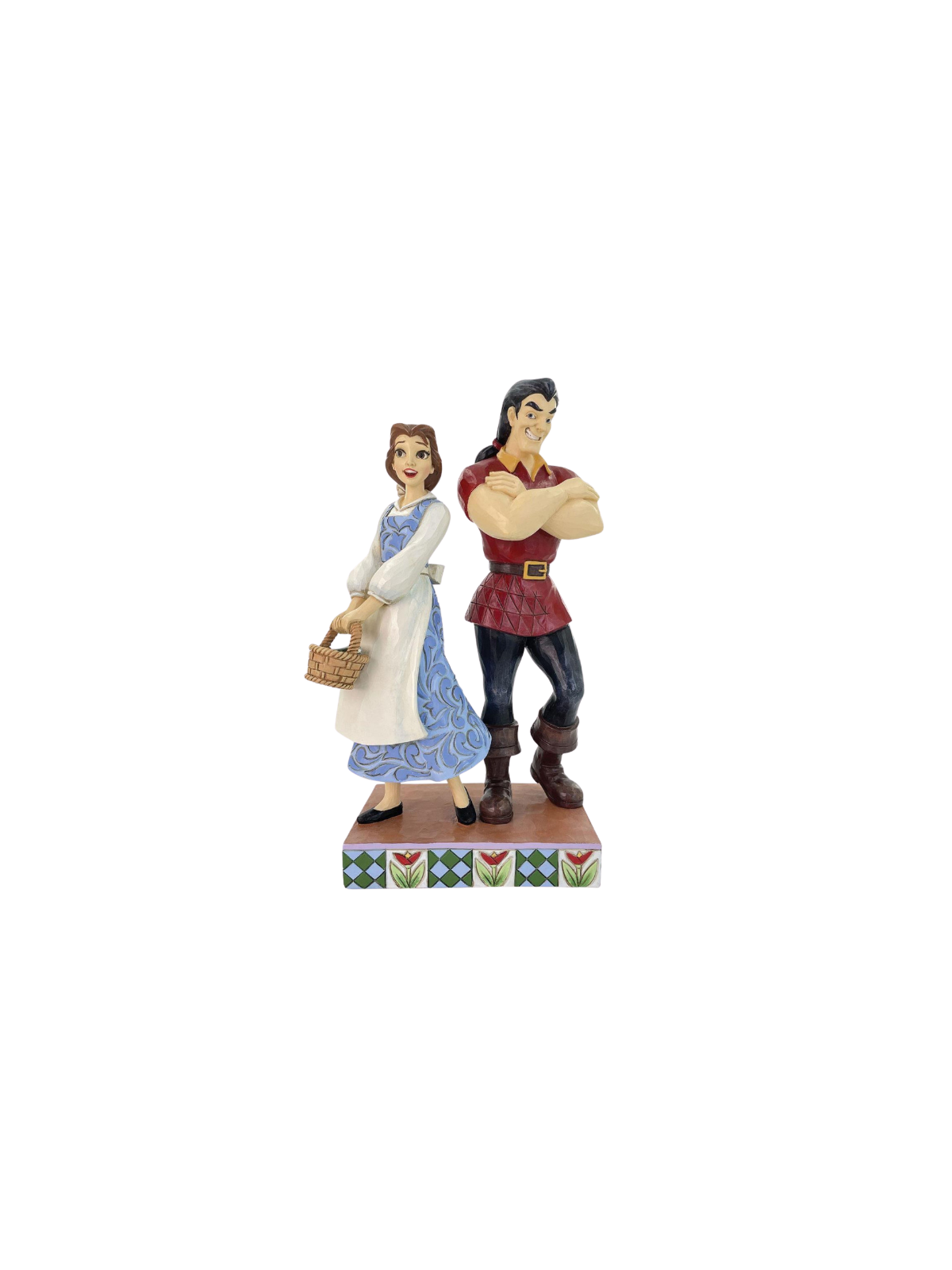 Figurine Gaston contre Belle le bien contre le mal La belle & la bête  Disney Traditions 6016342
