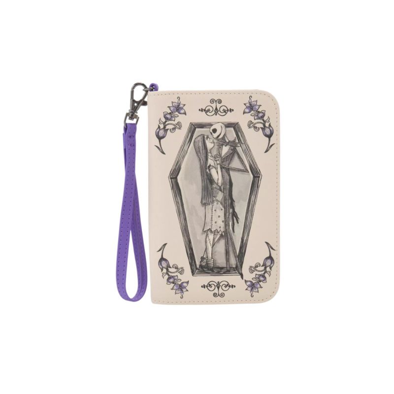 Portefeuille Jack & sally coffin L'étrange noël de Mr Jack LOUNGEFLY Import - Livraison 02/2026