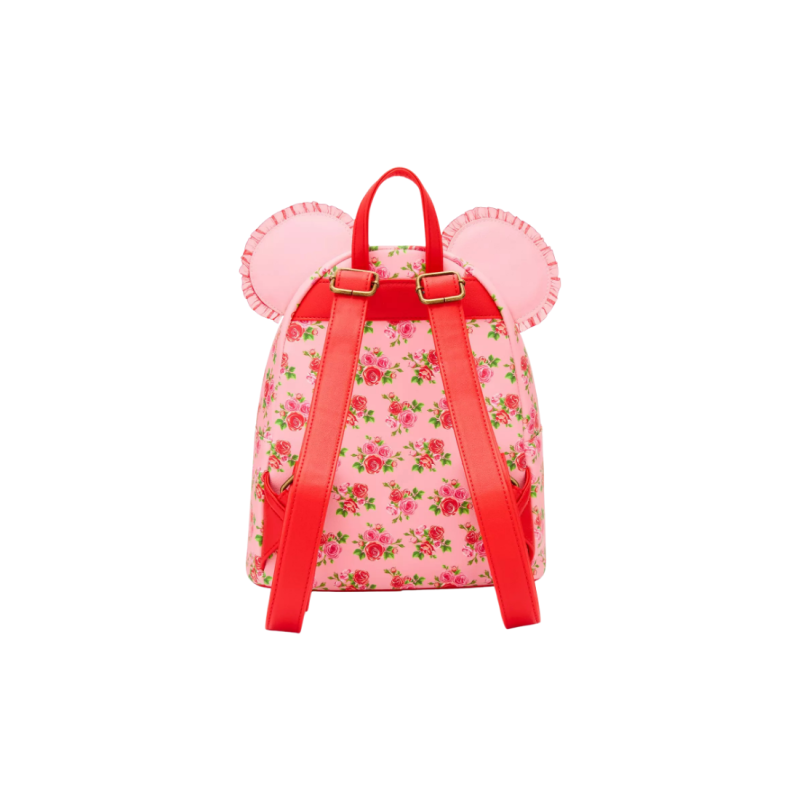 Sac à dos Pink & red roses Minnie Mouse LOUNGEFLY Import - Livraison 02/2026 Livraison