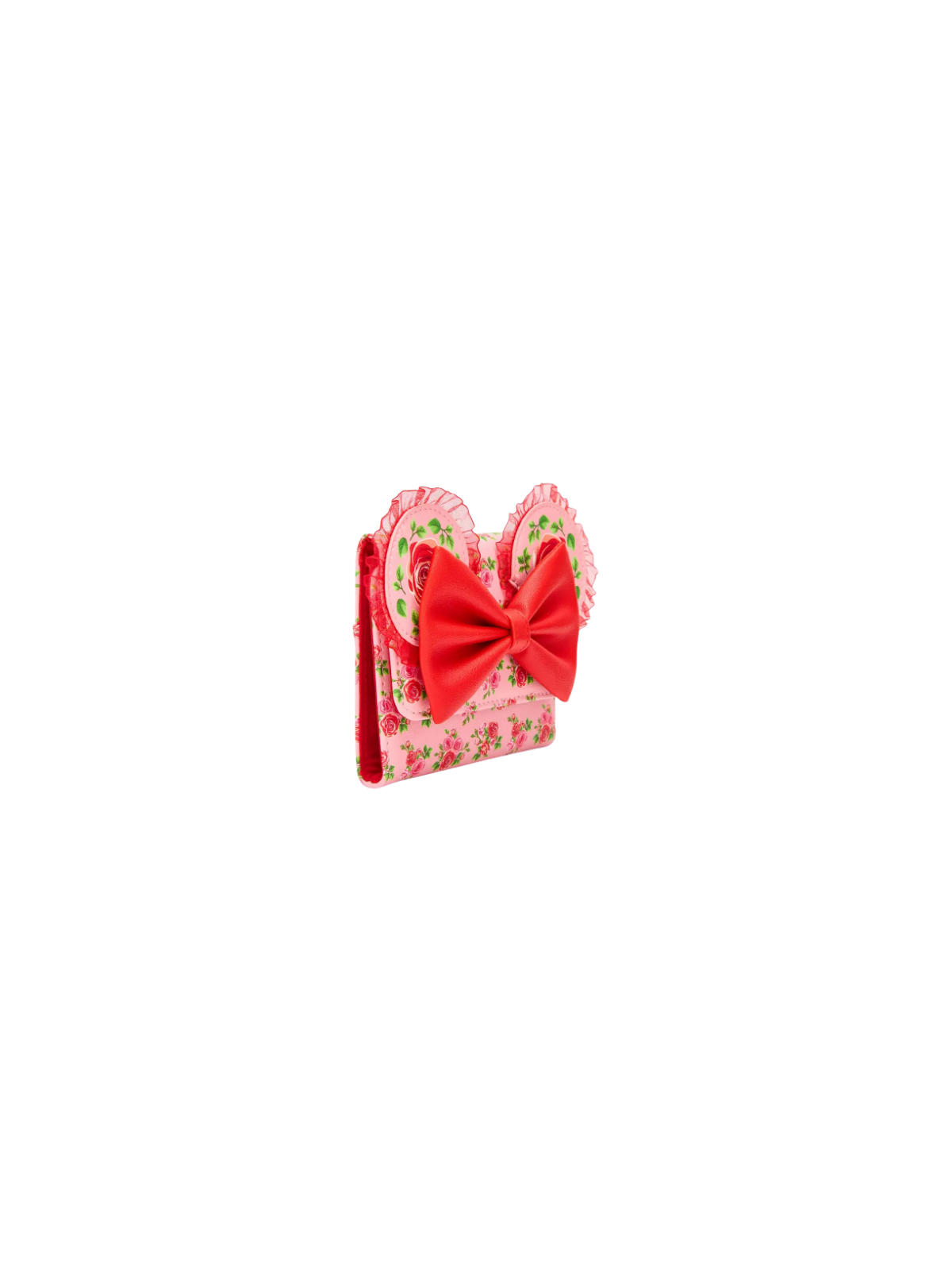 Portefeuille pink & red roses Minnie Mouse LOUNGEFLY Import - Livraison 02/2026