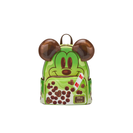 Sac à dos green tea boba Mickey Mouse LOUNGEFLY Import - Livraison 03/2026