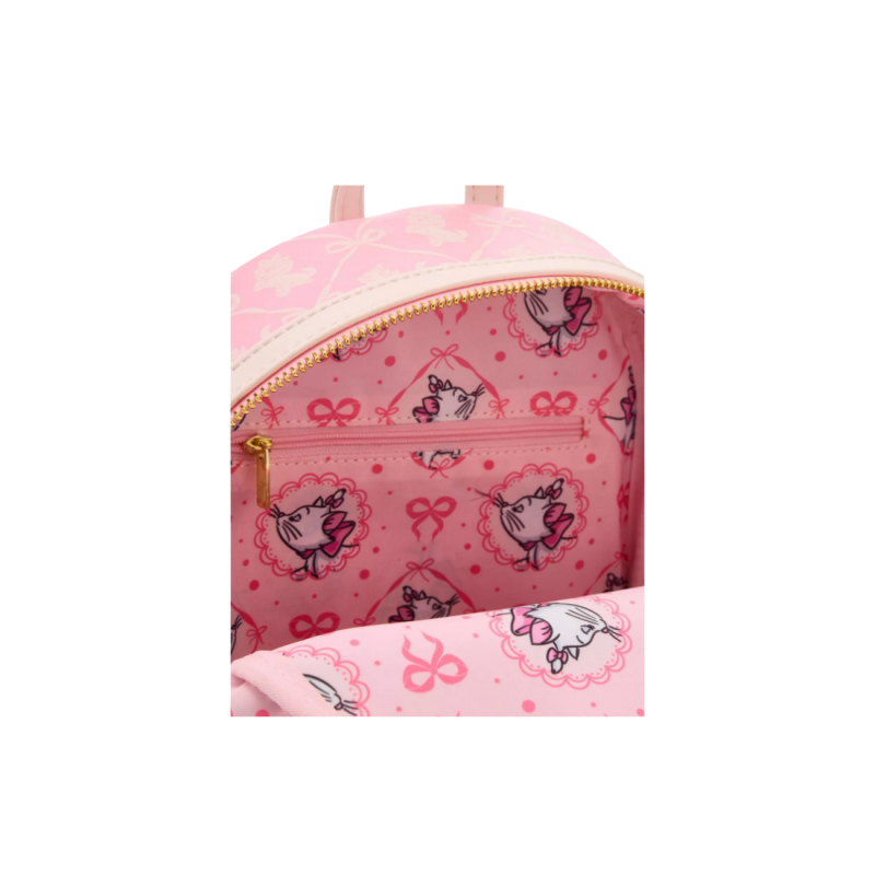 Sac à dos Marie bows AOP Les Aristochats LOUNGEFLY Import - Livraison 04/2026