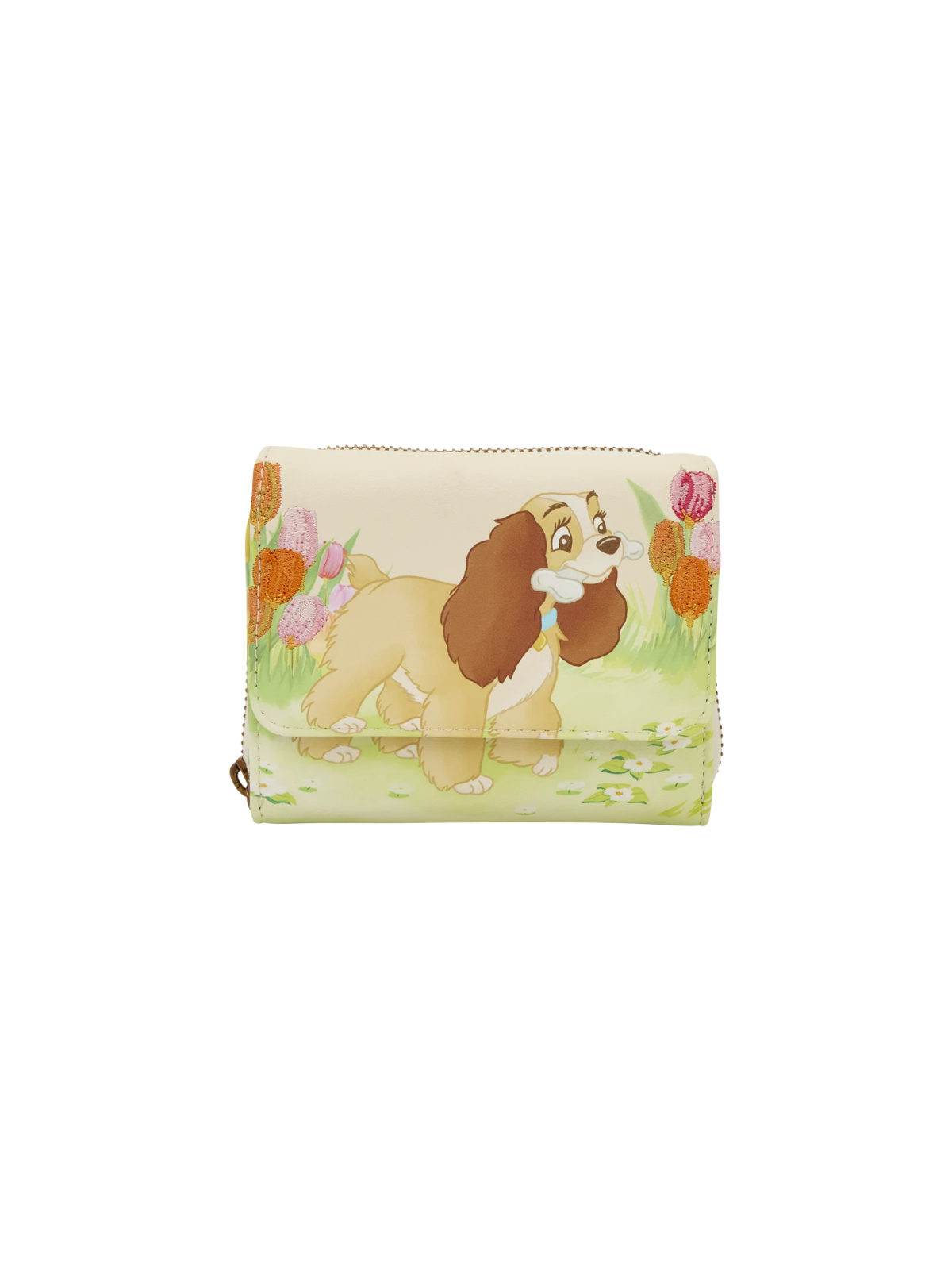 Portefeuille Pastel tulip La belle & le clochard LOUNGEFLY - Livraison 02/2026