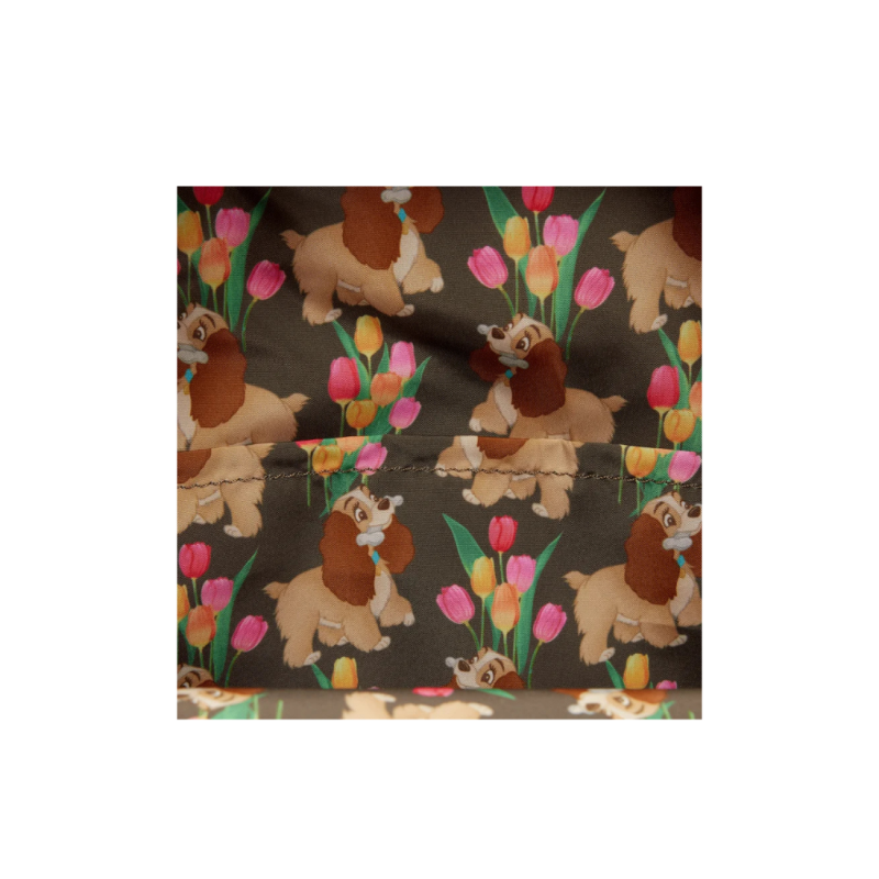 Sac à dos Pastel tulip La belle & le clochard LOUNGEFLY - Livraison 02/2026