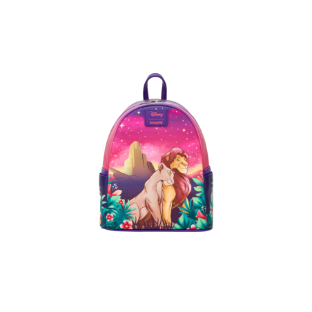 Sac à dos Simba & Nala Pride rock Le roi lion LOUNGEFLY Import - Livraison 03/2026