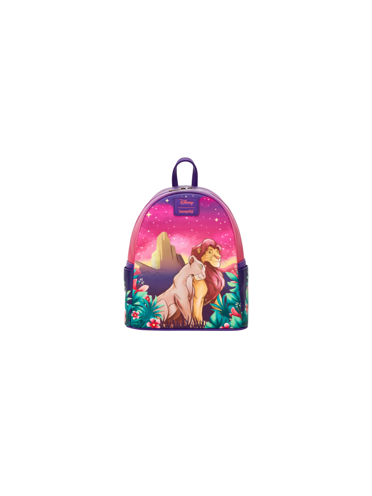 Sac à dos Simba & Nala Pride rock Le roi lion LOUNGEFLY Import - Livraison 03/2026