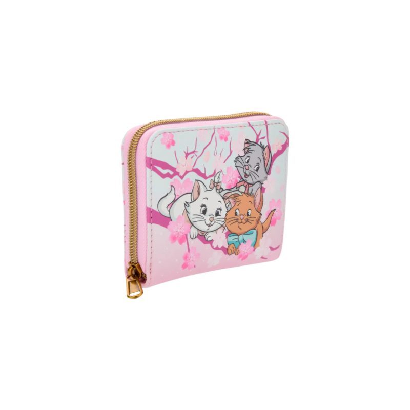 Portefeuille Kitten cherry blossom Les Aristochats LOUNGEFLY Import - Livraison 04/2026