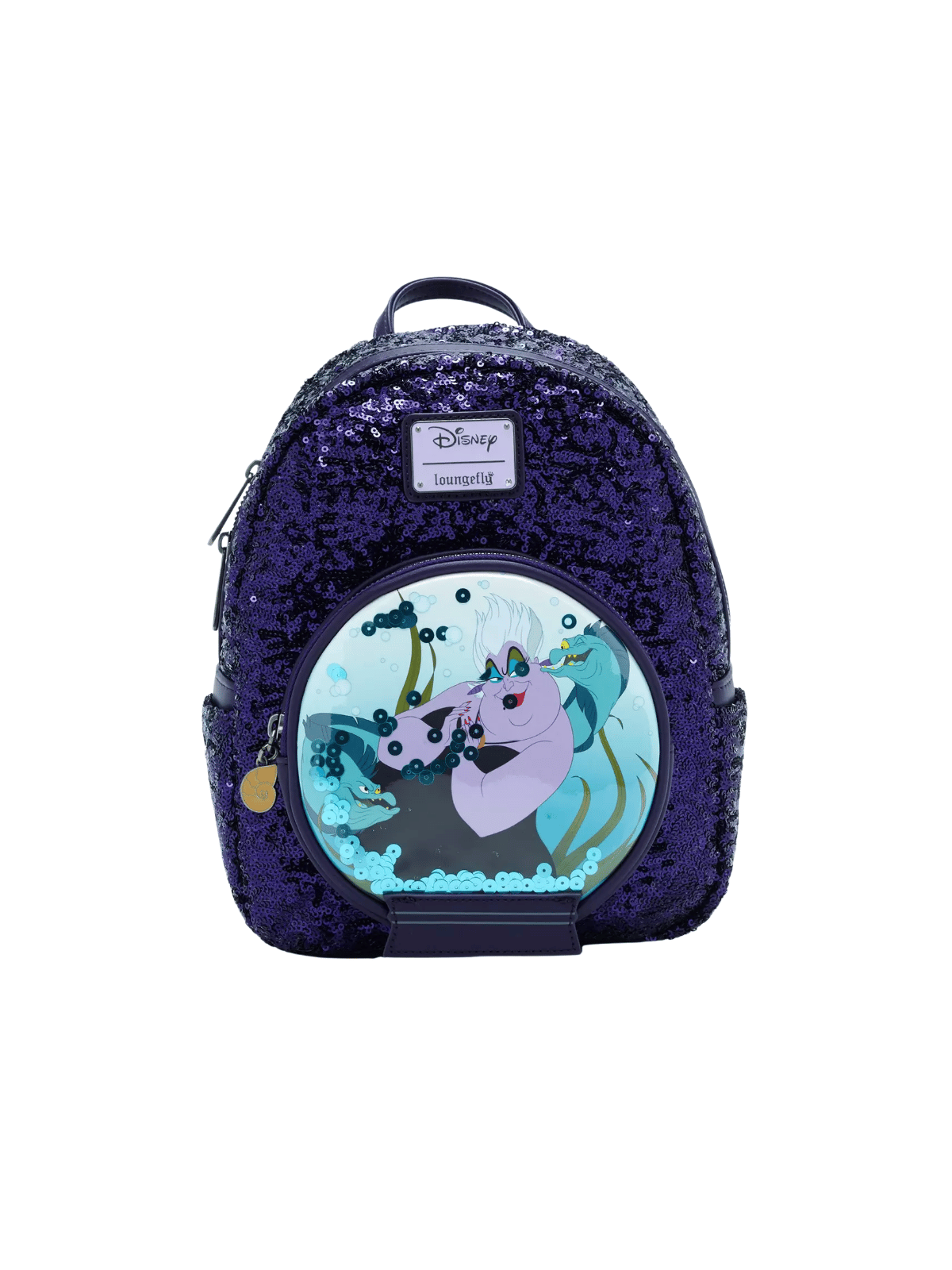 Sac à dos sequins snowglobe Ursula La petite sirène LOUNGEFLY Import
