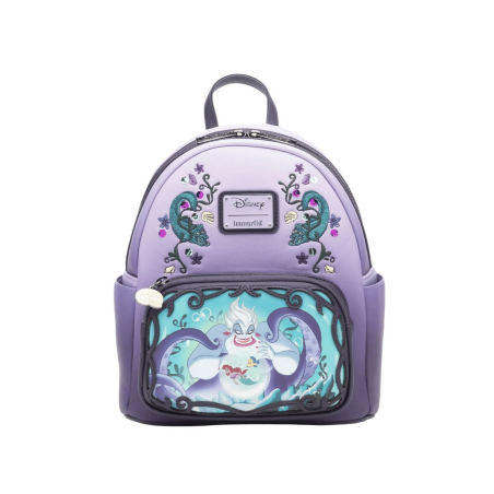 Sac à dos villains scène Ursula La petite sirène LOUNGEFLY Import