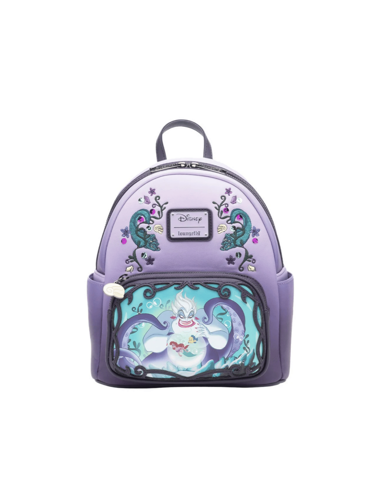 Sac à dos villains scène Ursula La petite sirène LOUNGEFLY Import