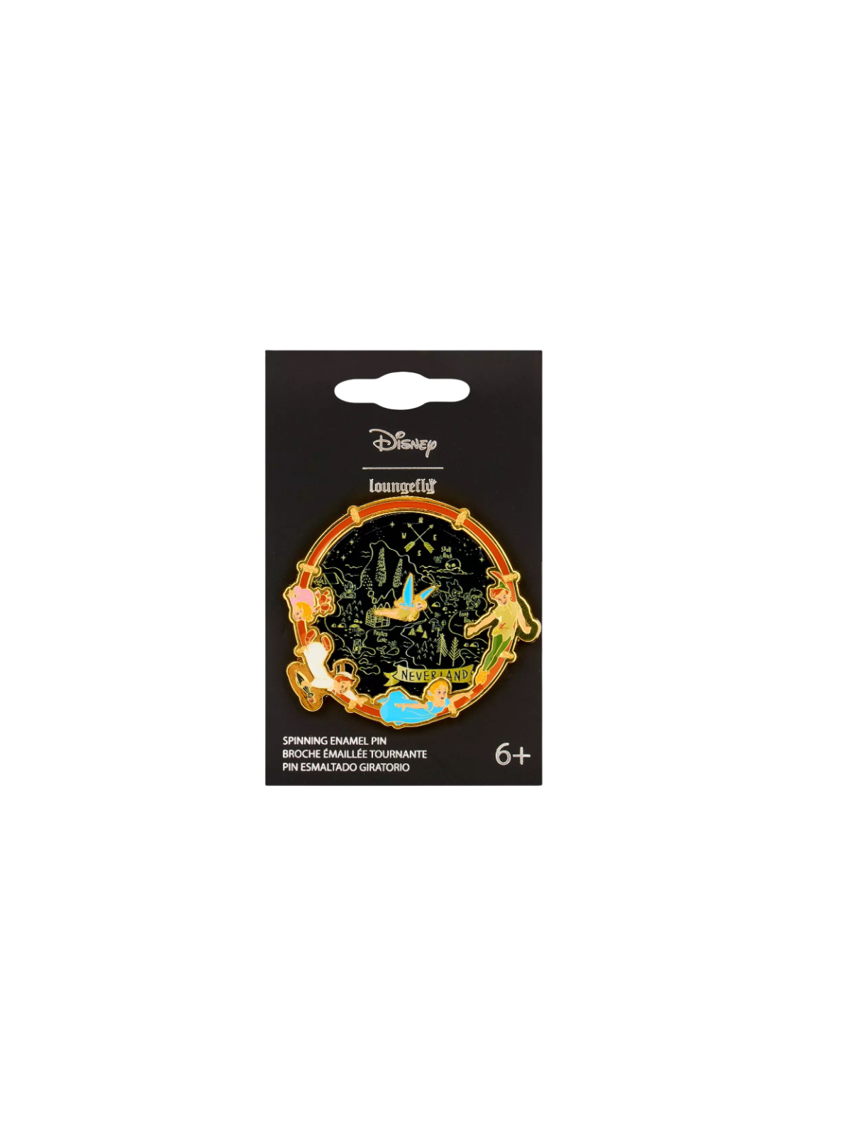 Pin's spinning Peter Pan LOUNGEFLY Import