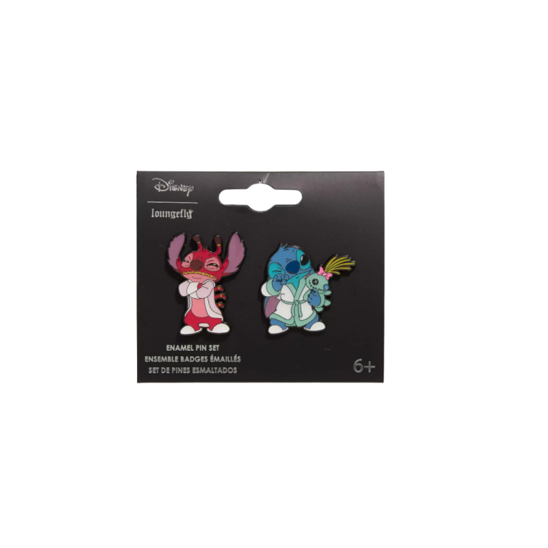 Pin's Stitch & Leroy LOUNGEFLY Import