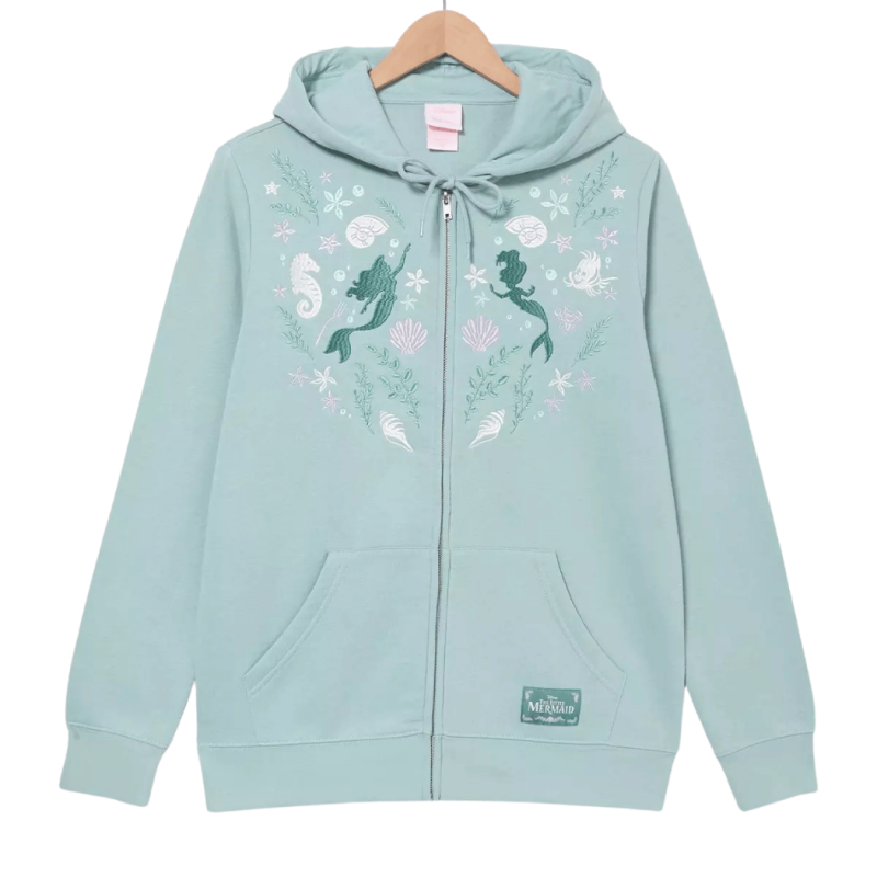 Sweat à capuche zippé Coquillage La Petite Sirène Ariel  Disney