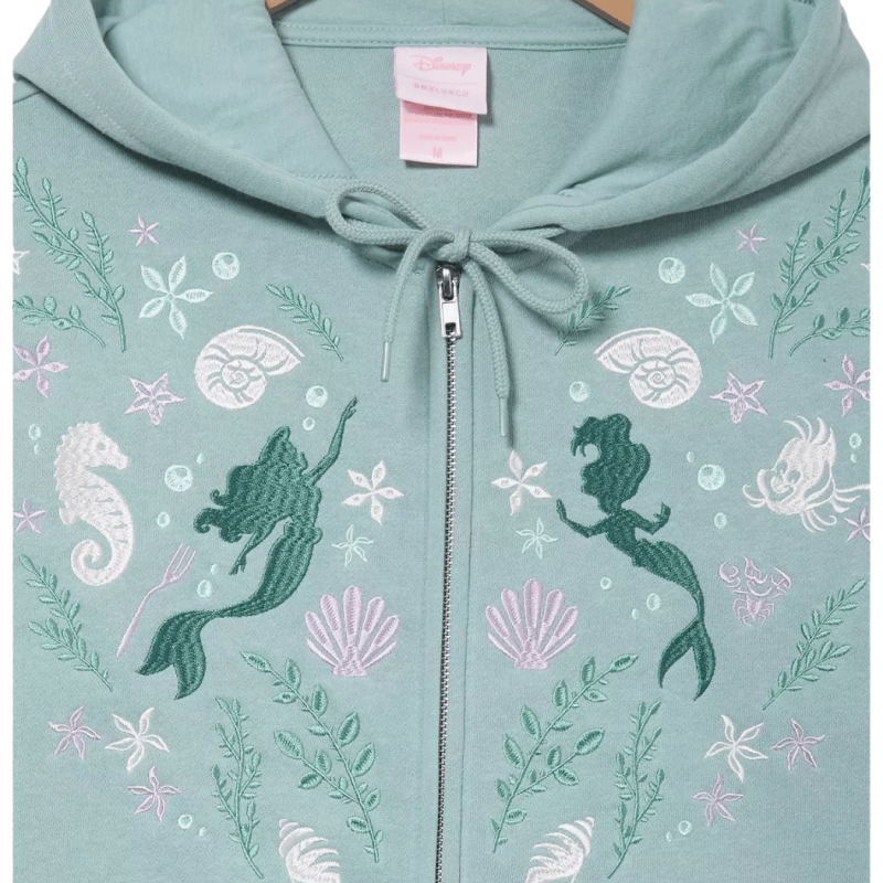 Sweat à capuche zippé Coquillage La Petite Sirène Ariel  Disney