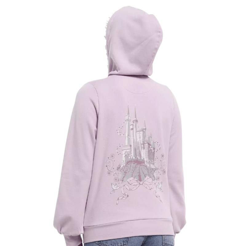Sweat à capuche pailleté Princesse Disney