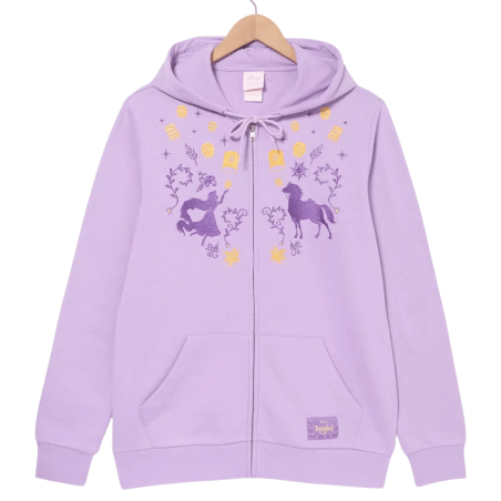 Sweat à capuche zippé Raiponce Lanternes Disney