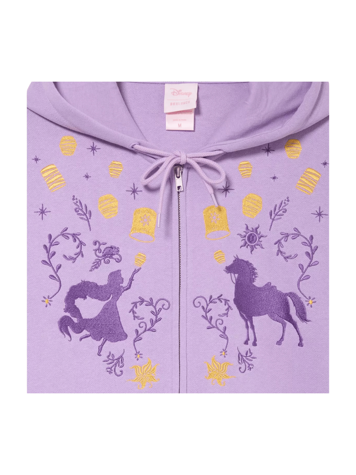 Sweat à capuche zippé Raiponce Lanternes Disney