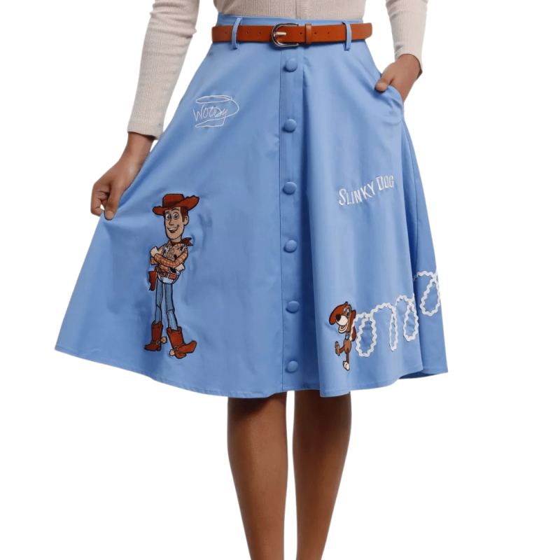 Jupe rétro Woody et Slinky Dog de Toy Story Disney Pixar