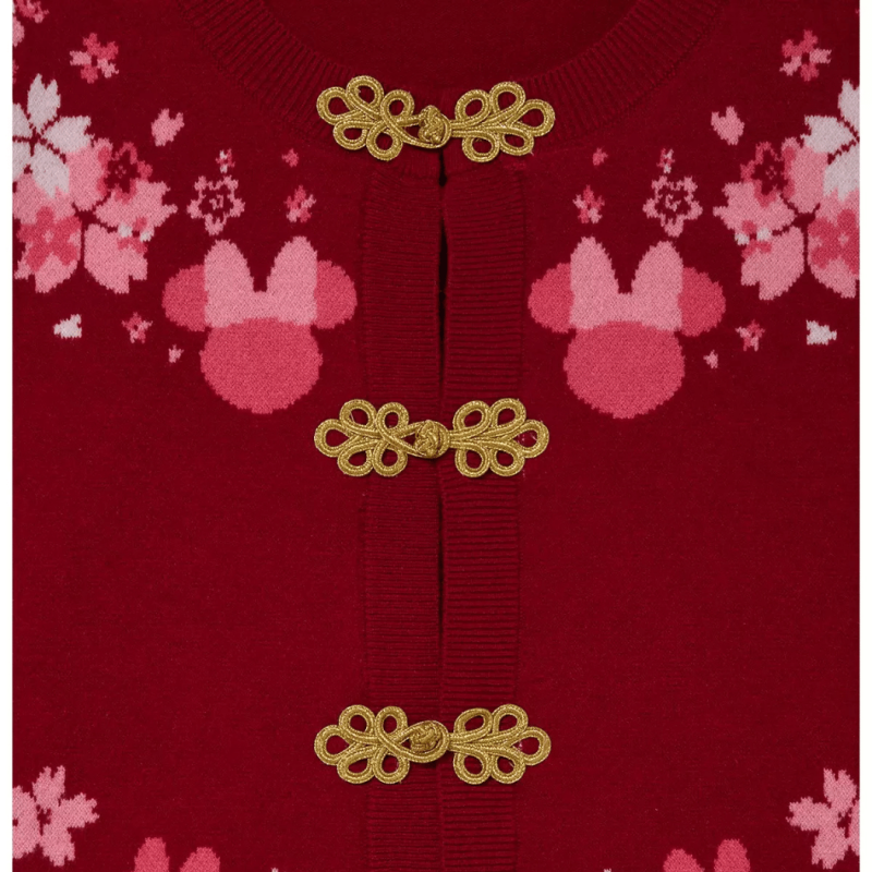 Gilet fleuri Nouvel An lunaire Minnie Mouse Disney